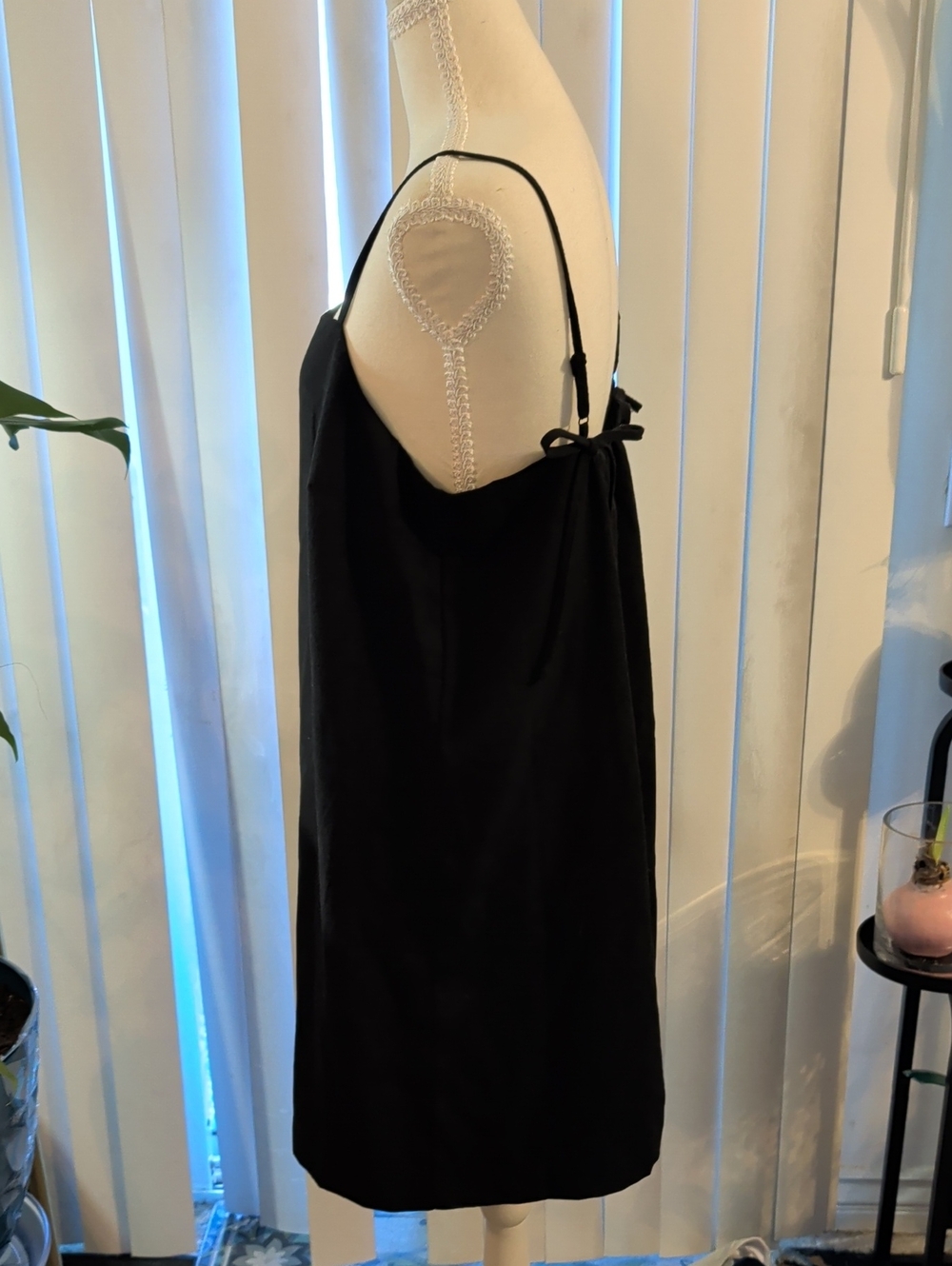 Old Navy Classic Black Slip Dress With Adjustable Straps. Medium - Picture 2 of 4